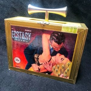 Cigar box handbag Ecstasy Novel 1950 Harlot in her Heart